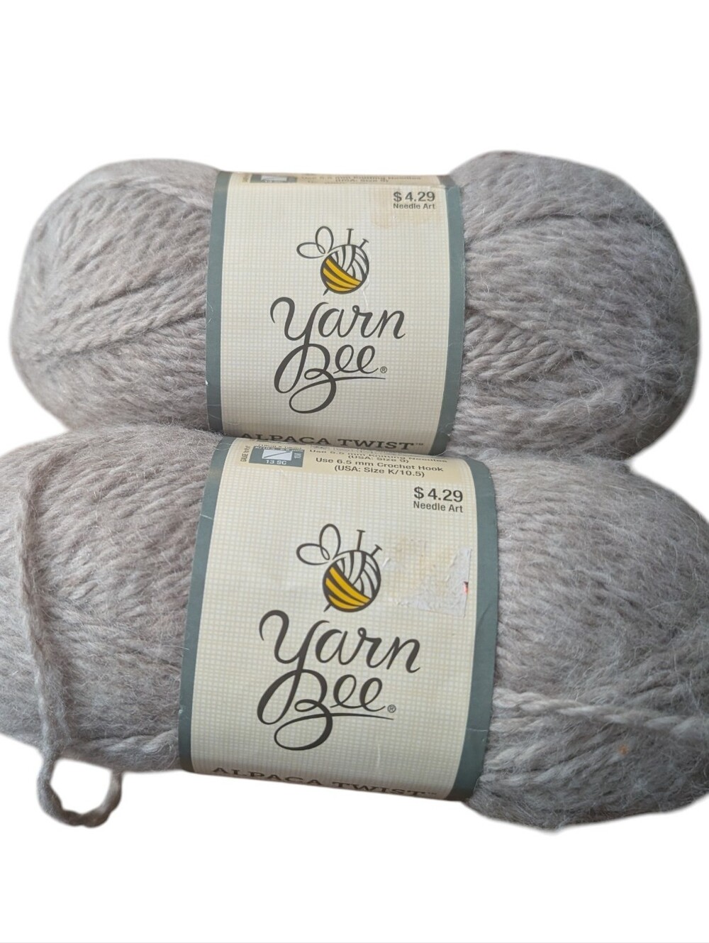 Yarn Bee Alpaca Twist Yarn in color "Linen" - DISCONTINUED, RARE